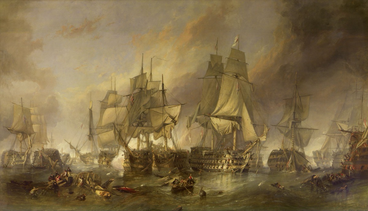 The Battle of Trafalgar, 1805