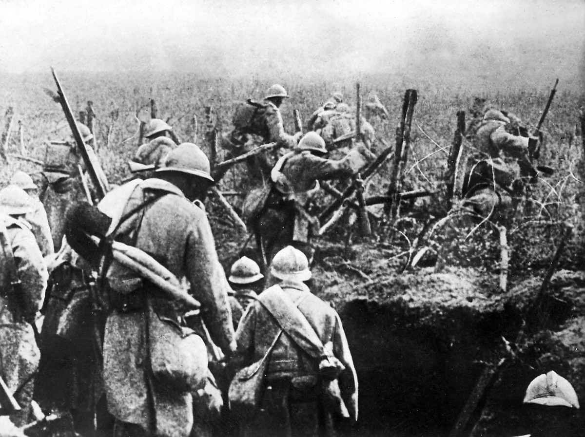 British soldiers during the First World War